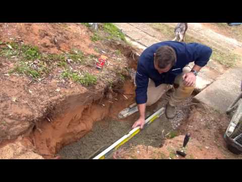 How to prepare a footing for a Retaining Wall | Adbri Masonry