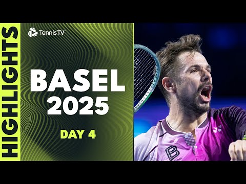 Wawrinka vs Ruud Headlines, Fritz Faces Humbert & More Feature | Basel 2025 Highlights Day 4