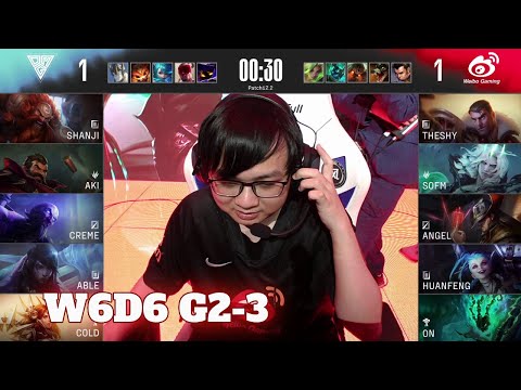OMG vs WBG - Game 3 | Week 6 Day 6 LPL Spring 2022 | Oh My God vs Weibo Gaming G3