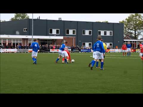 Rietmolen - Lochuizen: de bijna 0-1 door Gerben te Kolstee