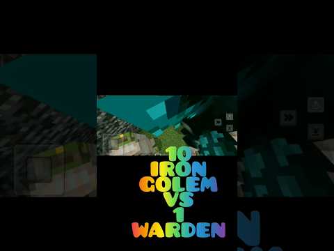 Ultimate Clash: Iron Golem vs Warden!