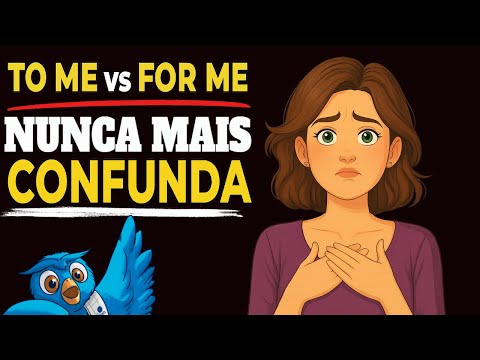 TO ME or FOR ME | The Difference That Changes Everything in ENGLISH!