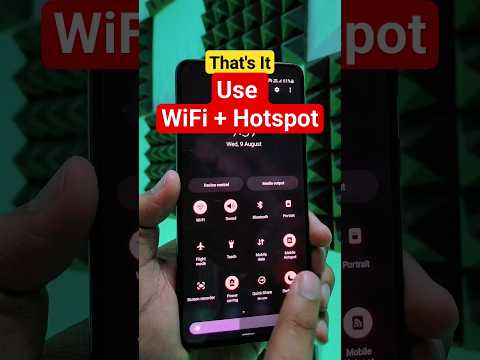 How to use wifi and hotspot at same time 🌟 #shorts #viral