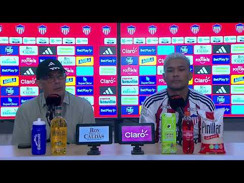 Rueda de prensa de Junior tras su partido con Santa Fe