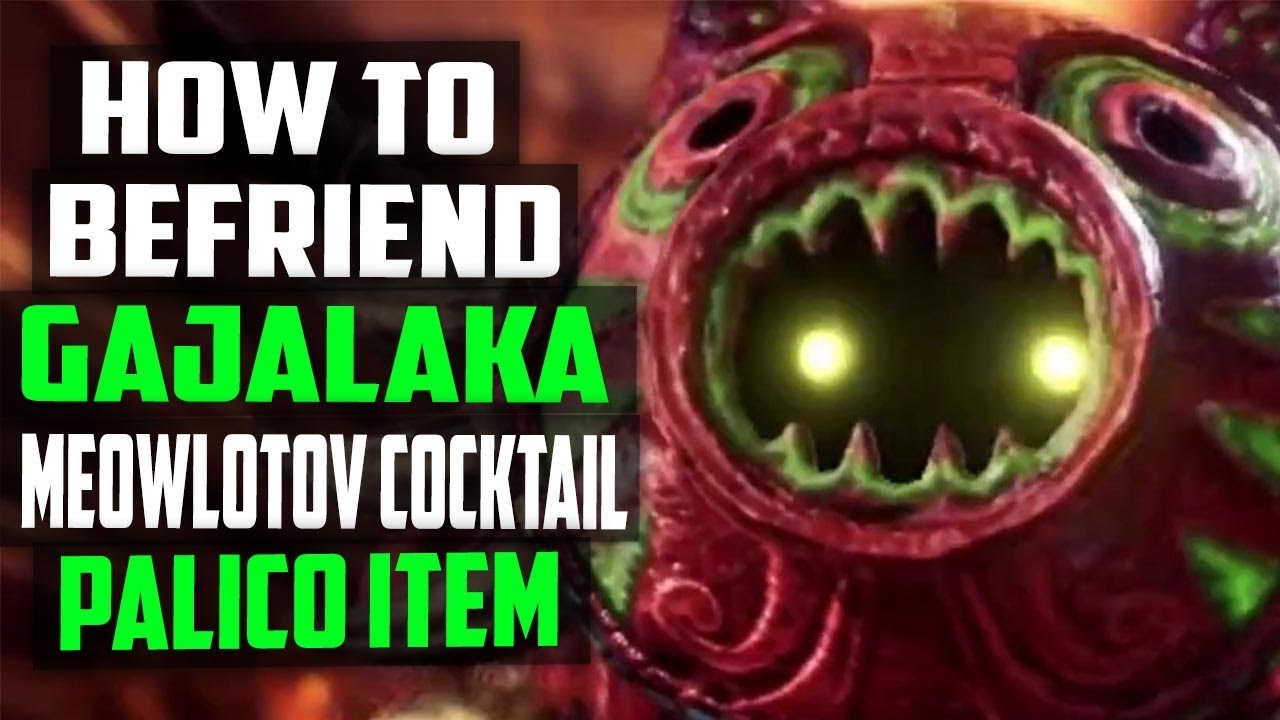 Watch Now HOW TO BEFRIEND THE GAJALAKA! Meowlotov Cocktail and Gajalaka Doodle Locations Monster Hunter World HOW TO BEFRIEND THE GAJALAKA! Meowlotov Cocktail and Gajalaka Doodle Locations Monster Hunter World