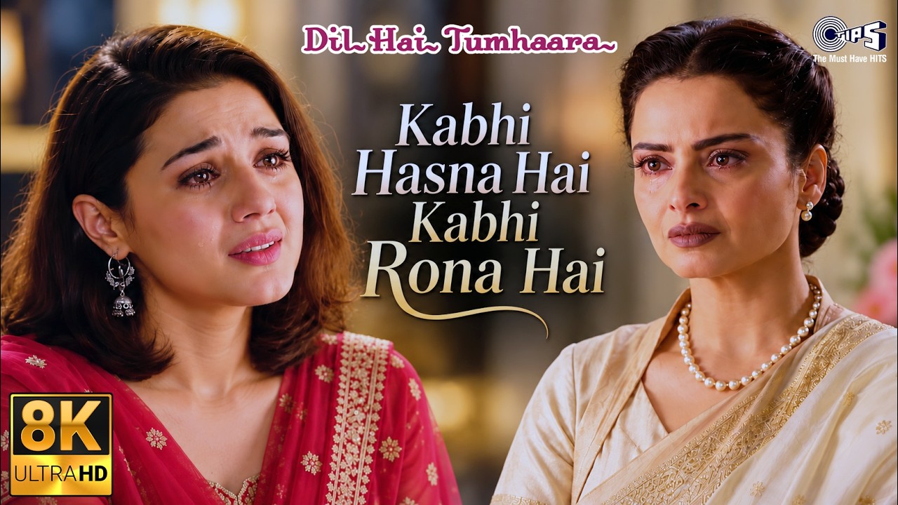 Kabhi Hasna Hai Kabhi Rona Hai Jeevan Sukh Dukh Ka Sangam Hai - 8K | Dil Hai Tumhaara,Tauseef Akhtar