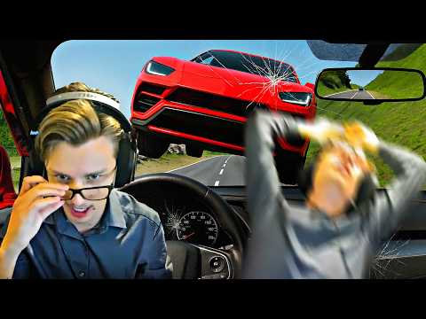 BeamNG but you watch your dad's body get mangled