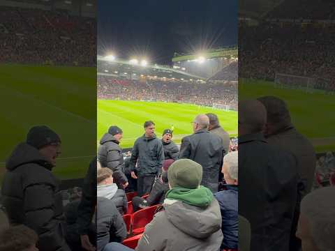Fight breaks out at Old Trafford Manchester United vs Rangers #fight #football #fans #manutd #ranger