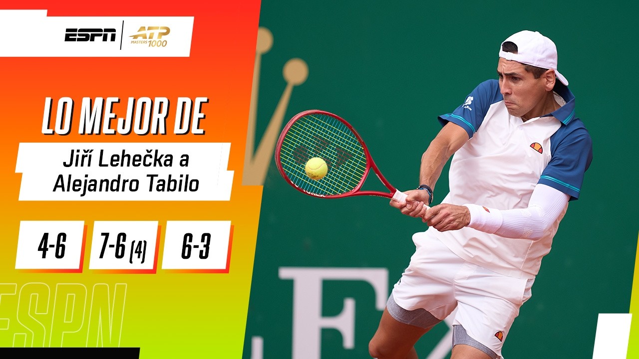 TABILO NO PUDO MANTENER LA VENTAJA Y TERMINÓ CAYENDO FRENTE A LEHECKA EN MONTECARLO | RESUMEN