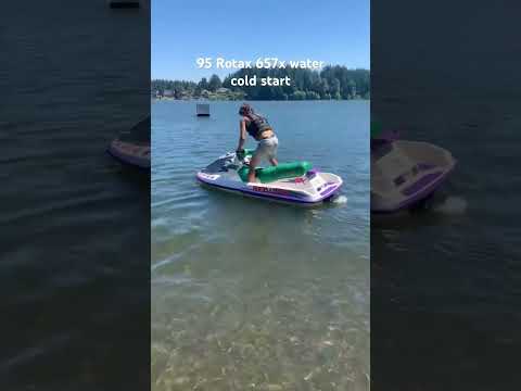 Seadoo GTX 1995 Rotax 657 coldstart #jetski #lake #seadoo #watersport
