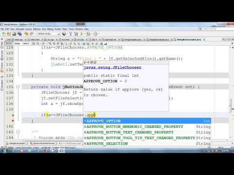 JAVA Netbeans in Hindi 19 | Folder Browser DialogBox