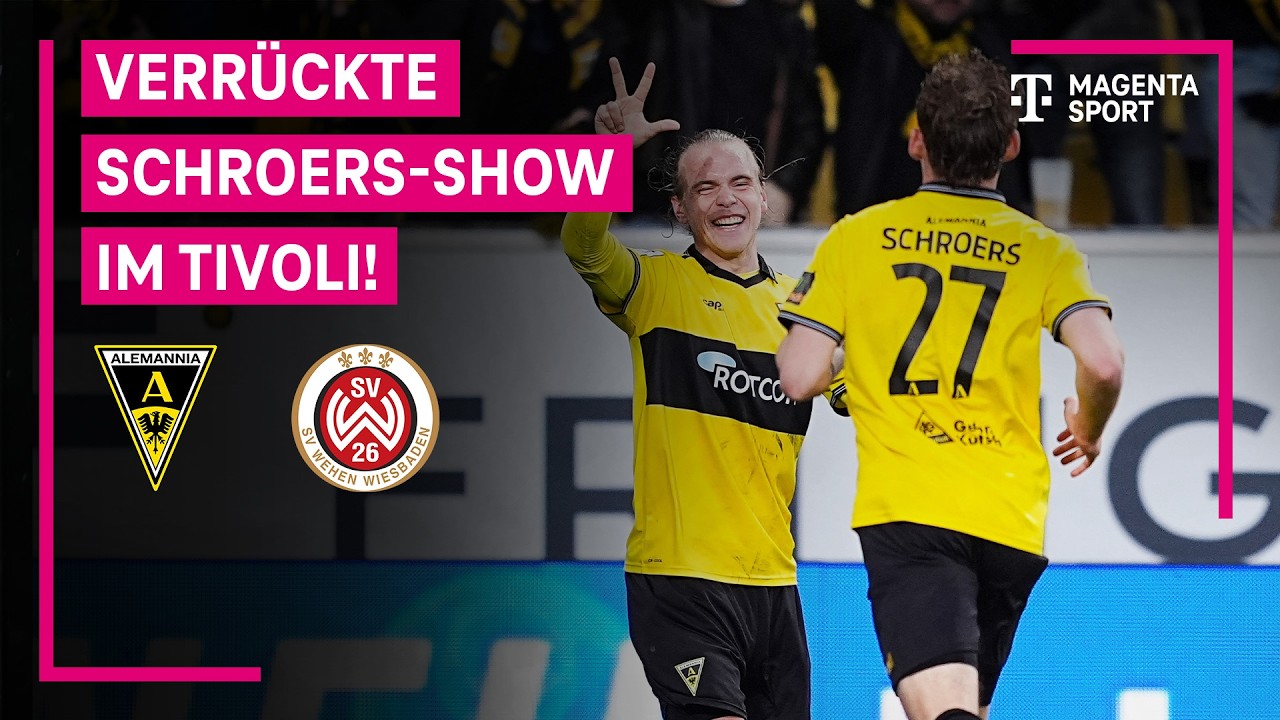 Alemannia Aachen vs SV Wehen Wiesbaden Highlights