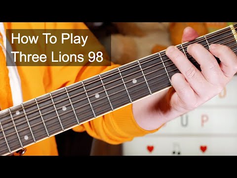 'Three Lions 98'  Baddiel Skinner And The Lightning Seeds Acoustic Guitar Lesson