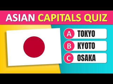 Guess The Capital City Of The Country ASIA (Easy, Medium, Hard) | Capital City Quiz