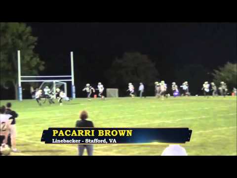 Pacarri Brown - Northern Virginia Kings Linebacker - Highlights