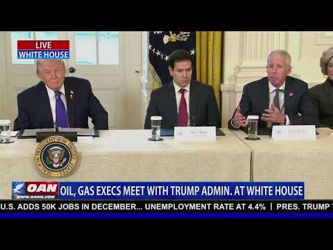 LIVE: President Trump Meets with Oil, Gas Execs at White House
