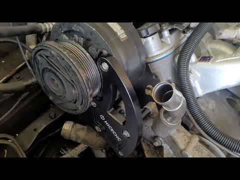 How to: Retro fit your R4 Style AC compressor onto an LS engine