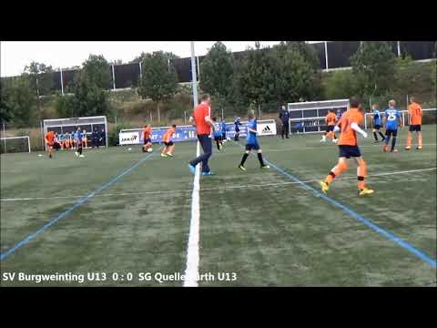 30.08.2020 Testspiel SV Burgweinting U13 - SG Quelle Fürth U13 (1:5) - Highlights