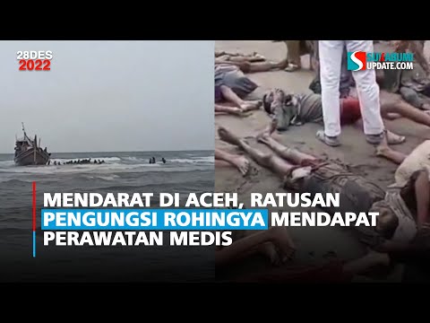 Mendarat di Aceh, Ratusan Pengungsi Rohingya Mendapat Perawatan M