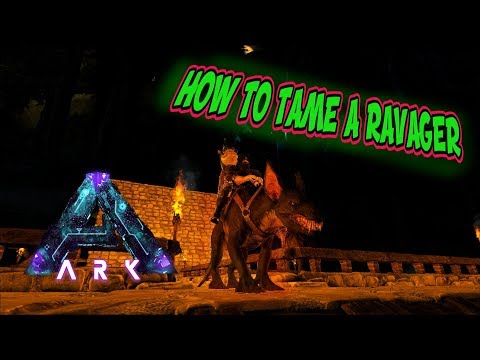 ARK Aberration - HOW TO TAME A RAVAGER!!!