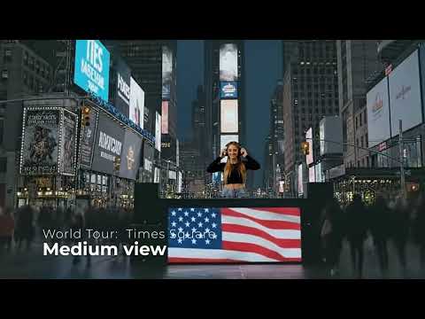 dj-world-tour: usa times square