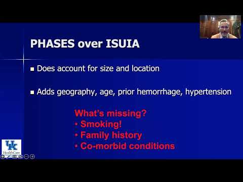 CNS Neurosurgery 100: Unruptured Aneurysms - Patient Selection, Indications for Treatment