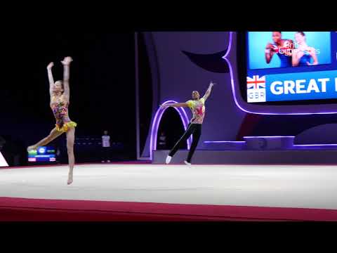 Hanna Sanz, Franklin - BRONZE - Junior MxP Dynamic Final - 2019 Acrobatic European Championships