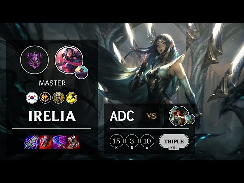 Irelia ADC vs Miss Fortune - KR Master Patch 11.22