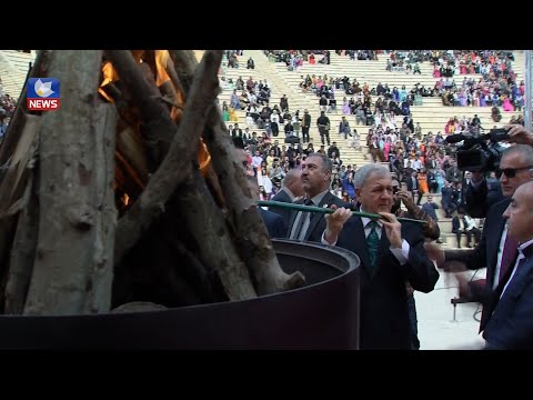 بەڤیدیۆ.. بۆ یەکەمین جار دوو بەرپرسی باڵای کورد و عەرەب، پێکەوە ئاگری نەورۆز دەکەنەوە