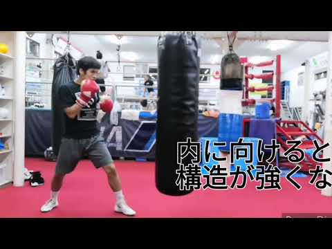 ジャブの破壊力を高める軸脚