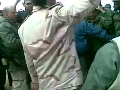 Moatassem Gaddafi encourages the Green Army good morale & high spirits