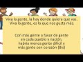 "Viva la gente".  Música y letra  Enrique y Ana.