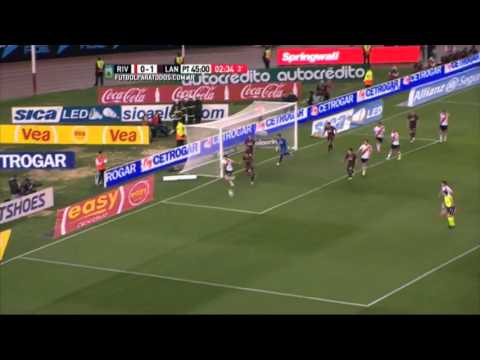 Tuvo el empate. River 0 - Lanús 1. Fecha 25. Primera División 2015. FPT.
