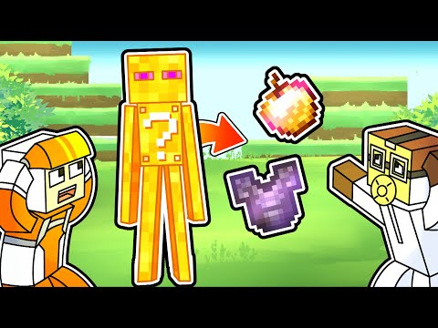 minecraft but the all mobs are LUCKY BLOCKS