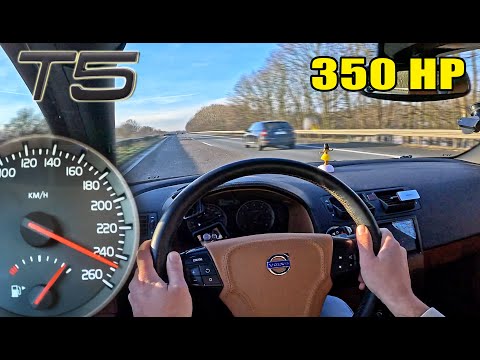 350HP Volvo S40 T5 is a FOCUS RS in disguise on the AUTOBAHN!