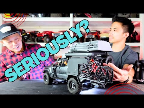 Neil's Expedition Overland Toyota Tacoma - with bike rack, solar, boat, tent, and storage