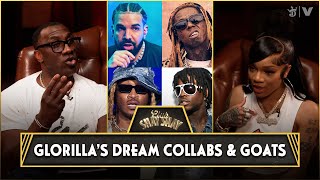 GloRilla's Dream Collabs: Drake, Future, Beyoncé, Lil Wayne, Chief Keef, Jay-Z, Eminem