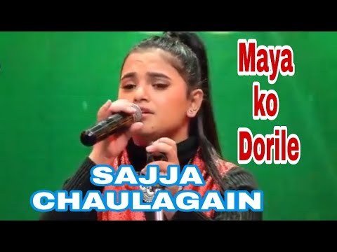 SAJJA CHAULAGAIN NEPAL IDOL SEASON 3 MAYA KO DORILE