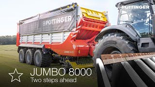 JUMBO 8000 Combined loader wagons video