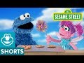 Sesame Street Abby And Cookie Monster Subtract Eat Cookies