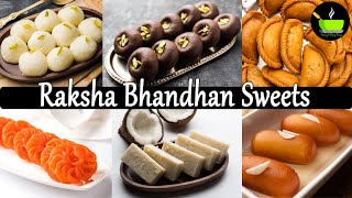 6 Raksha Bandhan Sweets | Raksha Bandhan Festival 2022 | Easy Sweets Recipe | Rakhi Special Sweets
