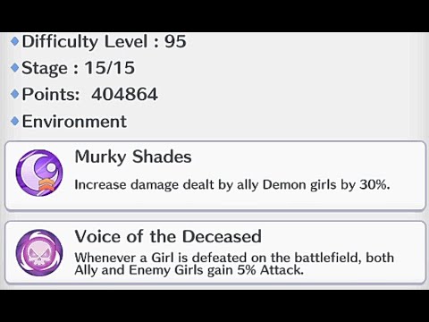 GirlsxBattle2 - Tsuruga Grand Shrine - Trial of Oblivion 95 - 404864 Points - Season 1