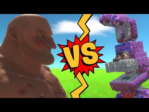 BIG MAN (HILL GIANT) vs FNAF Bonnie Animatronics - Animal Revolt Battle Simulator