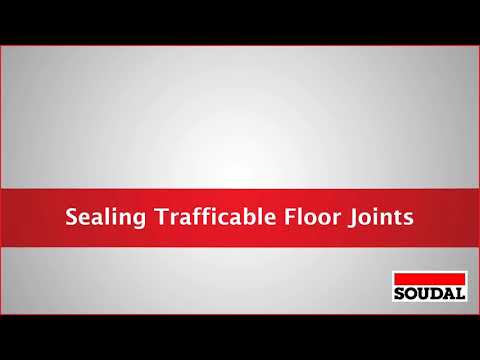 Sealing Trafficable Floor Joints with Soudal Multibond SMX50 - Seal & Stick