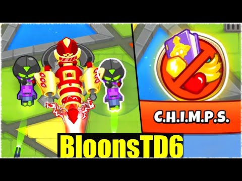 "NUR" PFEILSCHUSSSCHÜTZEN VS SCHIMPANSENMODUS! - BloonsTD6 [Deutsch/German]