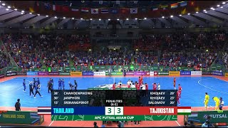 Hilight : AFC Futsal Asian Cup2024 Thailand 6-5 Tajikistan