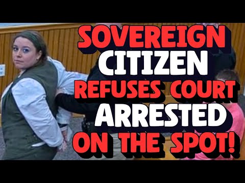 SOVEREIGN CITIZEN IN COURT GOES WRONG | Judge Orders Immediate Arrest