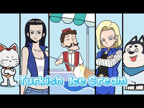 Turkish Ice Cream Series Compilation! #animation #cartoon #funny #comic #shorts