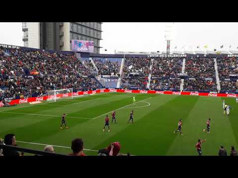 GOL DE MORALES EN EL LEVANTE 1-1 ESPANYOL