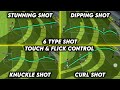 6 Type of Skill Shots Tutorial (Touch & Flick Control) eFootball 2023 Mobile Advance Control